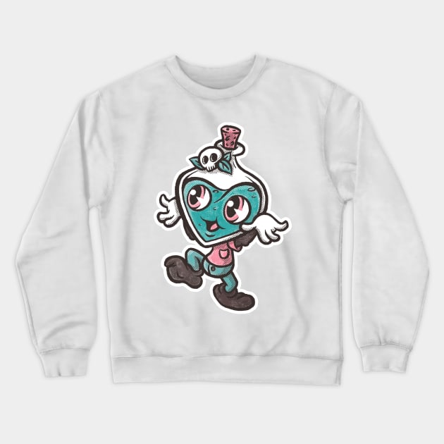 Cute Poison Crewneck Sweatshirt by BeataObscura